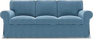 Bemz IKEA - Hoes voor 3-zitsslaapbank Ektorp, Sky Blue, Corduroy