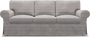Bemz IKEA - Hoes voor 3-zitsslaapbank Ektorp, Blue Stripe, Katoen