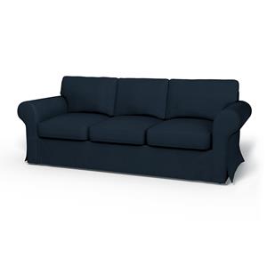 Bemz IKEA - Hoes voor 3-zitsslaapbank Ektorp, Navy Blue, Katoen