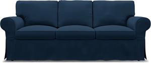 Bemz IKEA - Hoes voor 3-zitsslaapbank Ektorp, Deep Navy Blue, Katoen