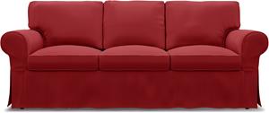 Bemz IKEA - Hoes voor 3-zitsslaapbank Ektorp, Scarlet Red, Katoen