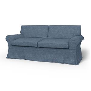 Bemz IKEA - Hoes voor 2-zitsslaapbank Ektorp, Mineral Blue, Fluweel