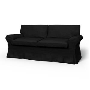 Bemz IKEA - Hoes voor 2-zitsslaapbank Ektorp, Black, Fluweel