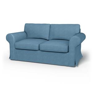 Bemz IKEA - Hoes voor 2-zitsslaapbank Ektorp, Sky Blue, Corduroy