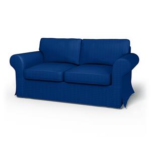 Bemz IKEA - Hoes voor 2-zitsslaapbank Ektorp, Lapis Blue, Moody Seventies Collection