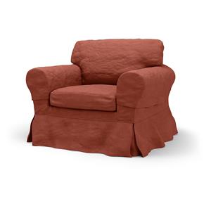 Bemz IKEA - Hoes voor fauteuil Ektorp, Terracotta, Linnen