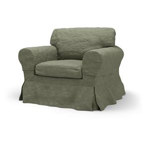 Bemz IKEA - Hoes voor fauteuil Ektorp, Green Grey, Fluweel