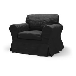 Bemz IKEA - Hoes voor fauteuil Ektorp, Black, Fluweel