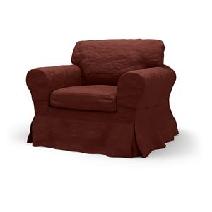 Bemz IKEA - Hoes voor fauteuil Ektorp, Ground Coffee, Fluweel