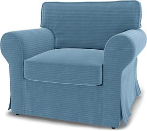 Bemz IKEA - Hoes voor fauteuil Ektorp, Sky Blue, Corduroy