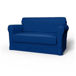 Bemz IKEA - Hoes voor slaapbank Hagalund, Lapis Blue, Moody Seventies Collection