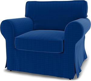 Bemz IKEA - Hoes voor fauteuil Ektorp, Lapis Blue, Moody Seventies Collection