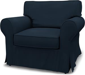 Bemz IKEA - Hoes voor fauteuil Ektorp, Navy Blue, Katoen