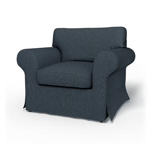 Bemz IKEA - Hoes voor fauteuil Ektorp, Denim, BOUCLÉ EN TEXTUUR