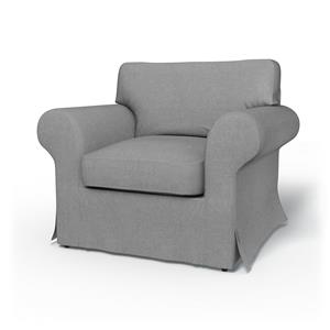 Bemz IKEA - Hoes voor fauteuil Ektorp, Graphite, Linnen