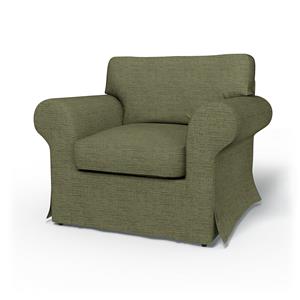 Bemz IKEA - Hoes voor fauteuil Ektorp, Meadow Green, BOUCLÉ EN TEXTUUR