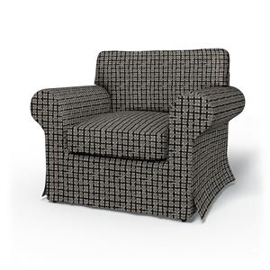 Bemz IKEA - Hoes voor fauteuil Ektorp, Chocolate, Fluweel
