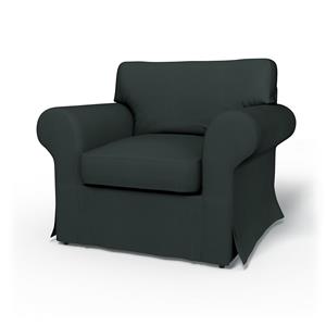 Bemz IKEA - Hoes voor fauteuil Ektorp, Graphite Grey, Katoen