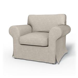 Bemz IKEA - Hoes voor fauteuil Ektorp, Natural White, Fluweel