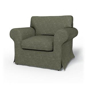 Bemz IKEA - Hoes voor fauteuil Ektorp, Green Grey, Fluweel
