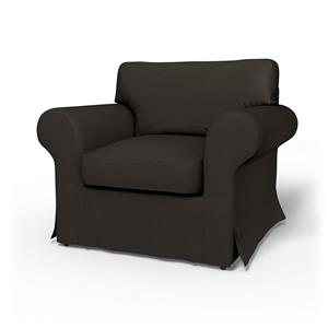 Bemz IKEA - Hoes voor fauteuil Ektorp, Licorice, Fluweel