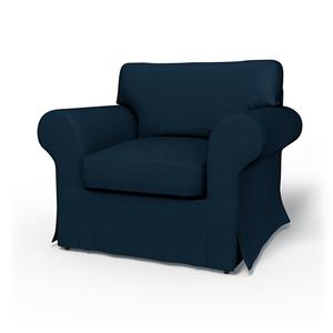 Bemz IKEA - Hoes voor fauteuil Ektorp, Midnight, Fluweel