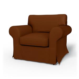 Bemz IKEA - Hoes voor fauteuil Ektorp, Cinnamon, Fluweel