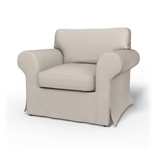 Bemz IKEA - Hoes voor fauteuil Ektorp, Chalk, Linnen