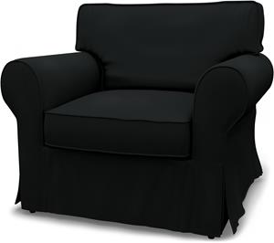 Bemz IKEA - Hoes voor fauteuil Ektorp, Jet Black, Katoen