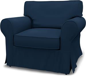Bemz IKEA - Hoes voor fauteuil Ektorp, Deep Navy Blue, Katoen