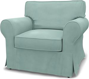 Bemz IKEA - Hoes voor fauteuil Ektorp, Mineral Blue, Linnen
