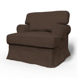 Bemz IKEA - Hoes voor fauteuil Ekeskog, Chocolate, BOUCLÉ EN TEXTUUR