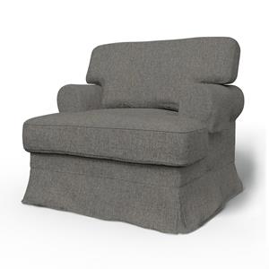 Bemz IKEA - Hoes voor fauteuil Ekeskog, Taupe, BOUCLÉ EN TEXTUUR