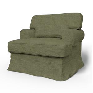 Bemz IKEA - Hoes voor fauteuil Ekeskog, Meadow Green, BOUCLÉ EN TEXTUUR