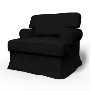 Bemz IKEA - Hoes voor fauteuil Ekeskog, Black, Fluweel