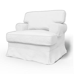 Bemz IKEA - Hoes voor fauteuil Ekeskog, Absolute White, Linnen
