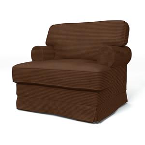 Bemz IKEA - Hoes voor fauteuil Ekeskog, Chocolate Brown, Corduroy