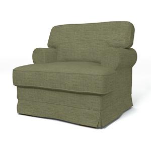 Bemz IKEA - Hoes voor fauteuil Ekeskog, Meadow Green, BOUCLÉ EN TEXTUUR