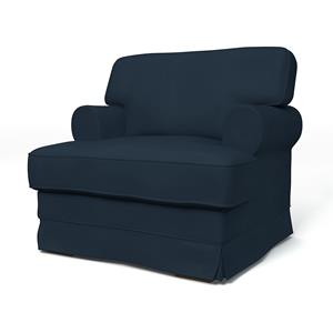 Bemz IKEA - Hoes voor fauteuil Ekeskog, Navy Blue, Katoen