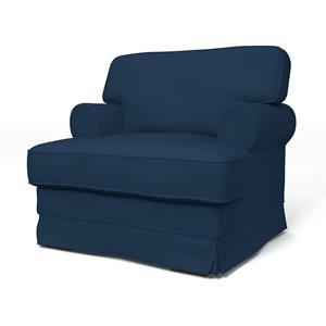 Bemz IKEA - Hoes voor fauteuil Ekeskog, Deep Navy Blue, Katoen