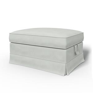 Bemz IKEA - Hoes voor voetenbank Ektorp, Silver Grey, Linnen