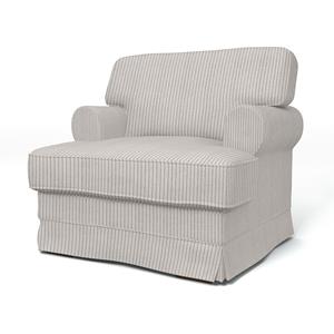 Bemz IKEA - Hoes voor fauteuil Ekeskog, Silver Grey, Katoen