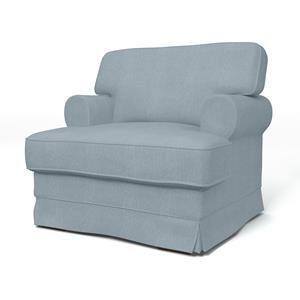 Bemz IKEA - Hoes voor fauteuil Ekeskog, Dusty Blue, Linnen