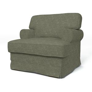 Bemz IKEA - Hoes voor fauteuil Ekeskog, Green Grey, Fluweel