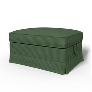 Bemz IKEA - Hoes voor voetenbank Ektorp, Palm Green, Corduroy