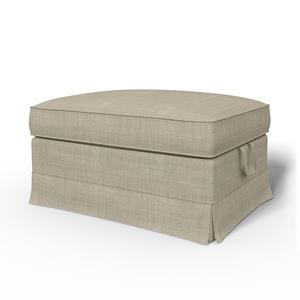 Bemz IKEA - Hoes voor voetenbank Ektorp, Sand Beige, BOUCLÉ EN TEXTUUR