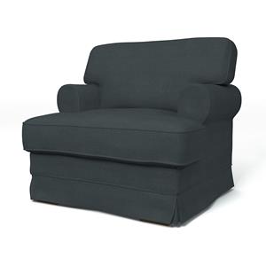 Bemz IKEA - Hoes voor fauteuil Ekeskog, Graphite Grey, Linnen