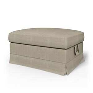 Bemz IKEA - Hoes voor voetenbank Ektorp, Sand Beige, BOUCLÉ EN TEXTUUR