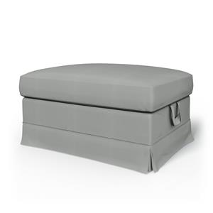 Bemz IKEA - Hoes voor voetenbank Ektorp, Silver Grey, Katoen