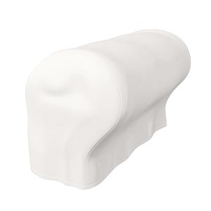 Bemz IKEA - Armleuningbeschermers Ektorp (twee stuks), Soft White, Linnen